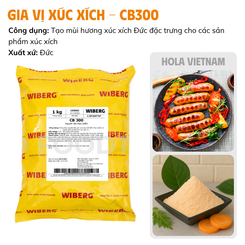 Gia vị xúc xích gia vi xuc xich cb300