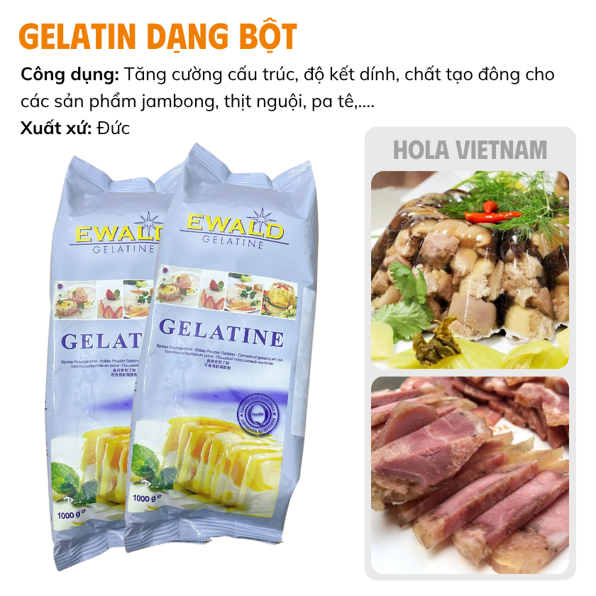 Gelatin dạng bột gelatin dang bot